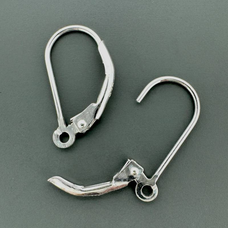 925 Sterling Silber Ohrhaken - Brisur 16 Mm X 10 | 12 Stück 6 Paar Sku 203007 von BeadUnion