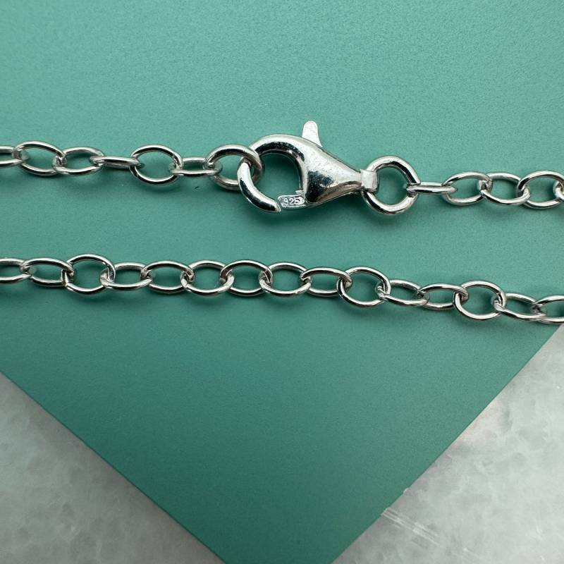 Rhodium Über 925 Sterling Silber Fertig Starke Kabel Kette-Halskette, Armband, Fußkettchen-Bereit Zu Tragen-Fertig Kette Schmuck-7 Bis 36 Zoll von BeadUnion