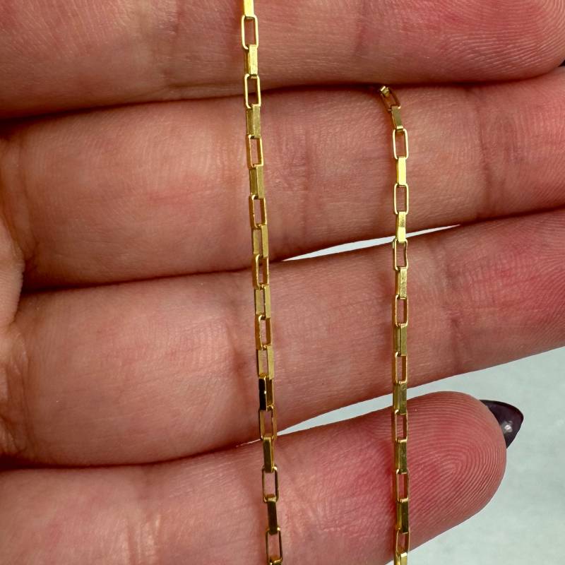 Gold Über 925 Sterling Silber Box Kette-Unfertige Massenketten-Kleine Kette-Wholesal Ketten-Schmuckherstellung-Unisex Ketten-Schmuck Versorgung von BeadUnion