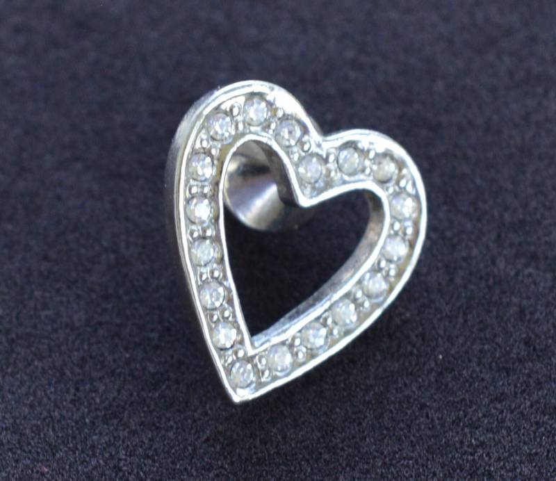 Avon Strass Herz Tac Pin, Vintage, Silber Ton | H15 Avon Strass Herz Tac Pin, Vintage, Silber Ton | H15 von Beadazzle27