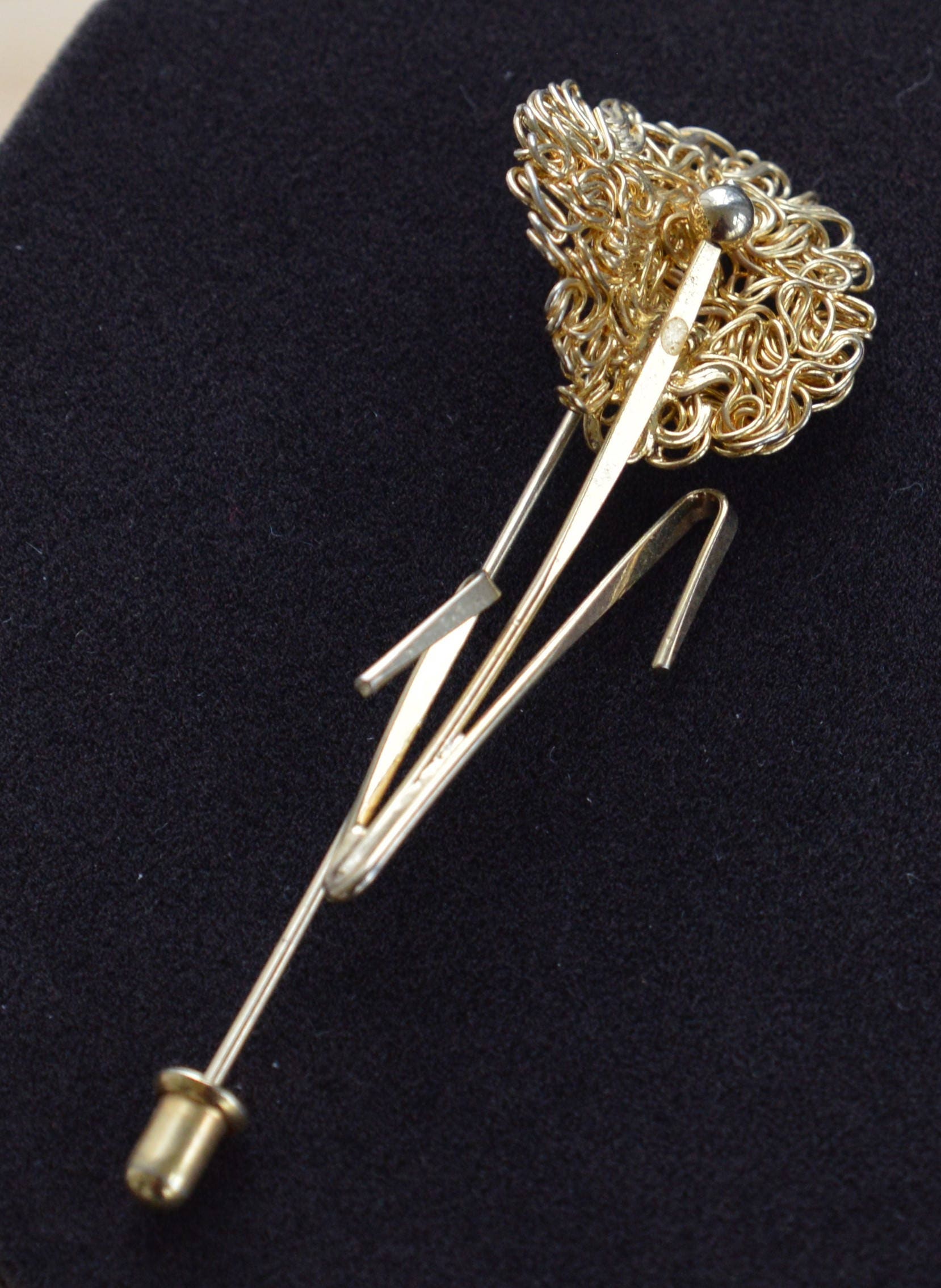 Gold-Ton Floralen Anstecknadel, Vintage | Q13 Gold-Ton Floralen Anstecknadel, Vintage | Q13 von Beadazzle27