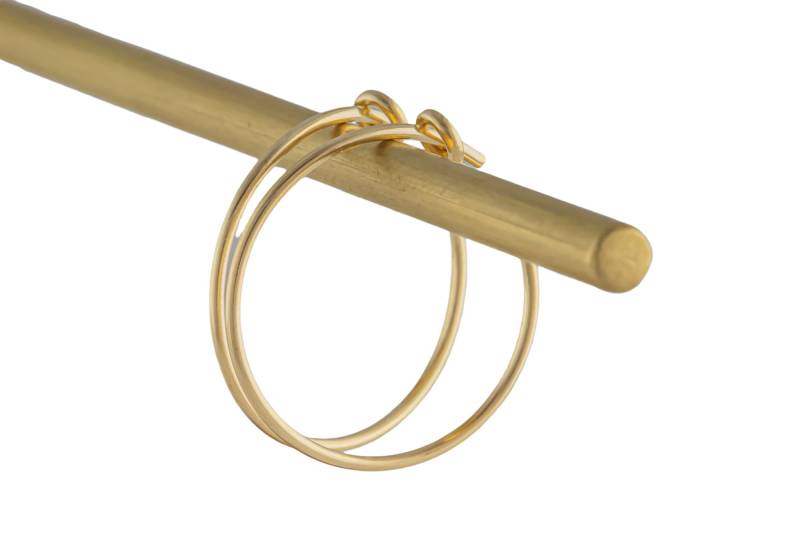 Gold Filled Hoop Ohrring - 14/20 Filled - Made in Usa-15 Mm 20 Mm-30 Mm-45 Mm - 2 Stück Pro Bestellung - 1 Paar von Beadboat1