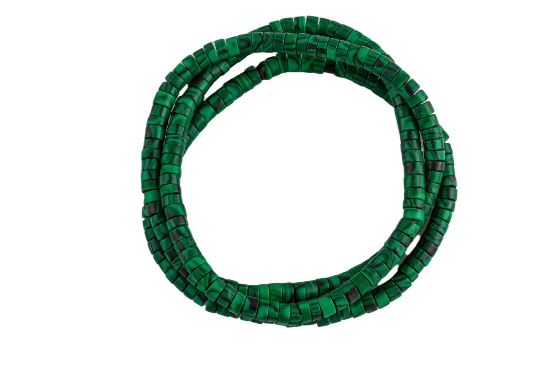 Malachit - 2 X 4 Mm Heishi Dehnbares Armband 18 cm Malachit - 2 X 4 Mm Heishi Dehnbares Armband 18 cm von Beadboat1