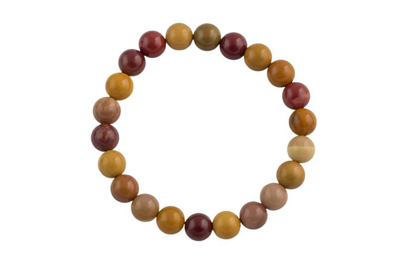 Mookait Armband 8 Mm Jaspis Dehnbar String Rundes Perlenarmband Handgefertigtes Schmuckarmband Kristallarmband von Beadboat1