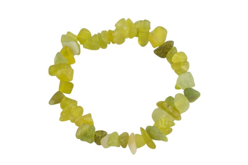 Natürliche Olive Jade Stretchy String Armband Edelstein Kristall Armbänder Handgemachtes Schmuck von Beadboat1