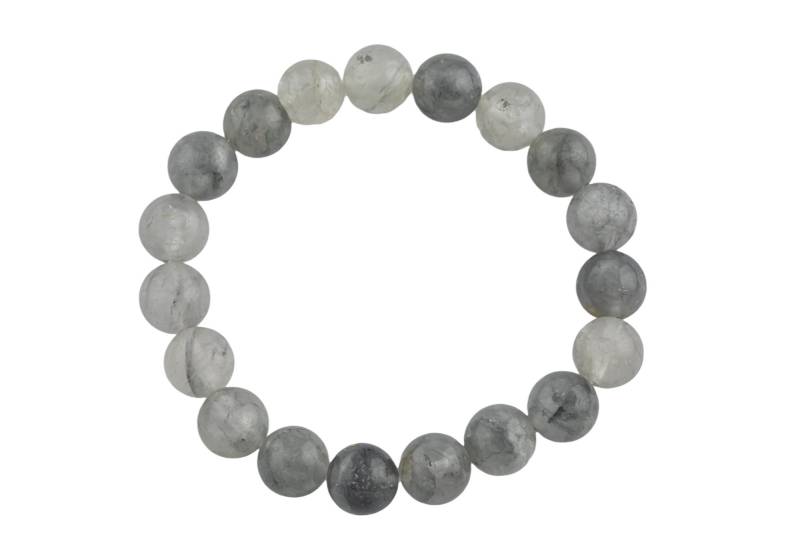 Natürliche Wolkenquarz Glatte Runde Größe 6 Mm Und 8 Mm - Handgemacht in Usa - Ca. 7 "Armband Kristallarmband von Beadboat1