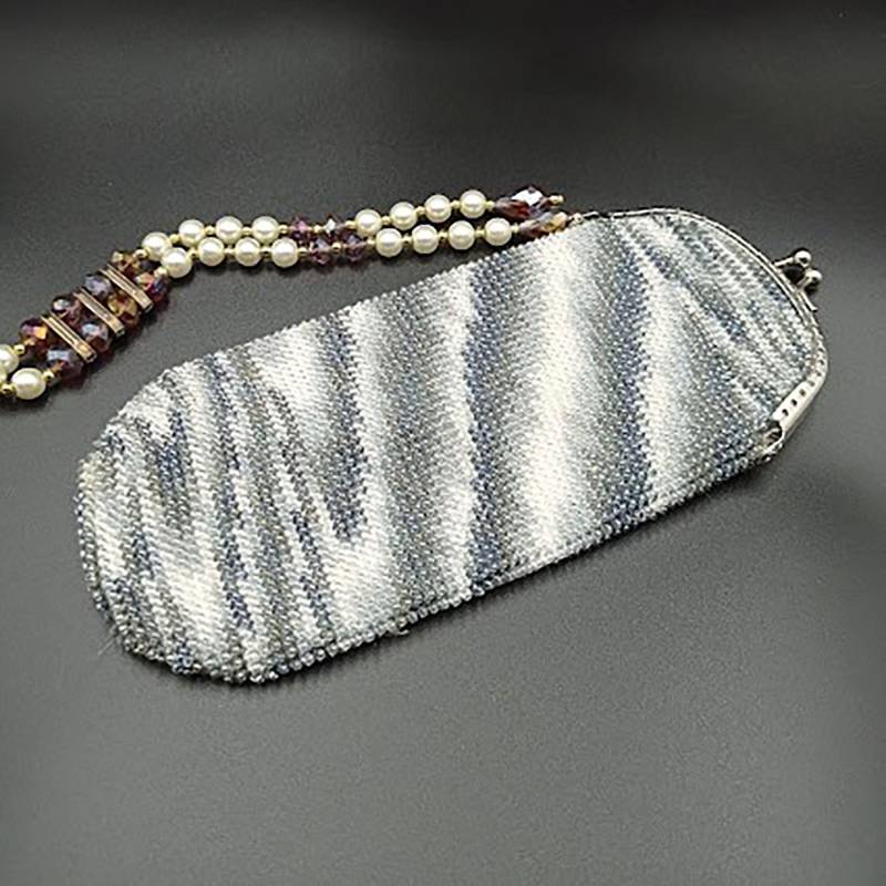 Gehäkeltes Brillenetui Kisslock Brillenetui von BeadedArtistryOK