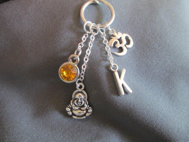 Buddha-Ohm-Charme-Halskette von BeadedDesignsJacquie