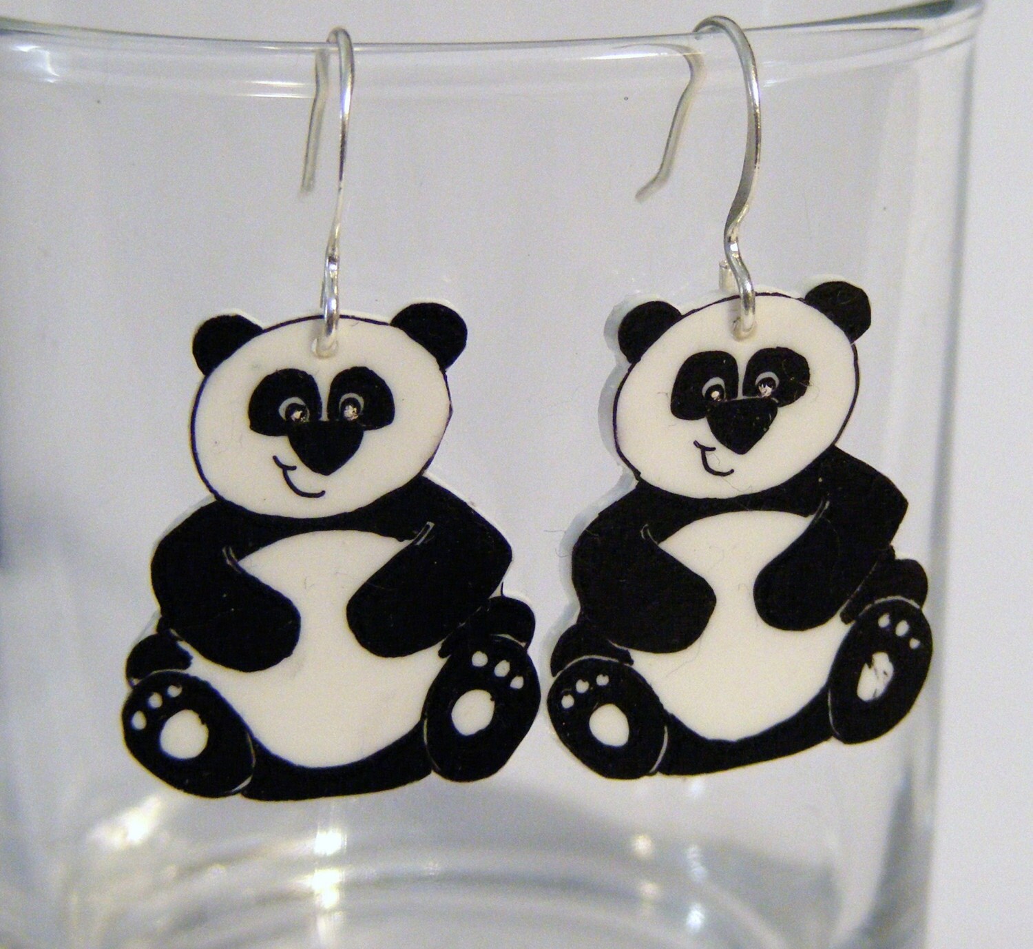 Panda-Ohrringe von BeadedFrog