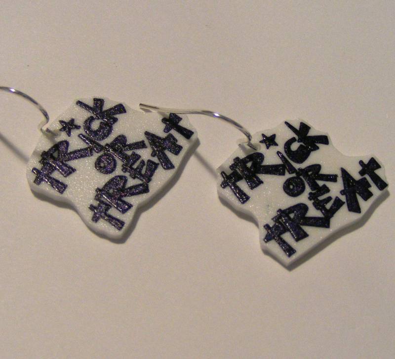 Trick Oder Behandeln Ohrringe von BeadedFrog