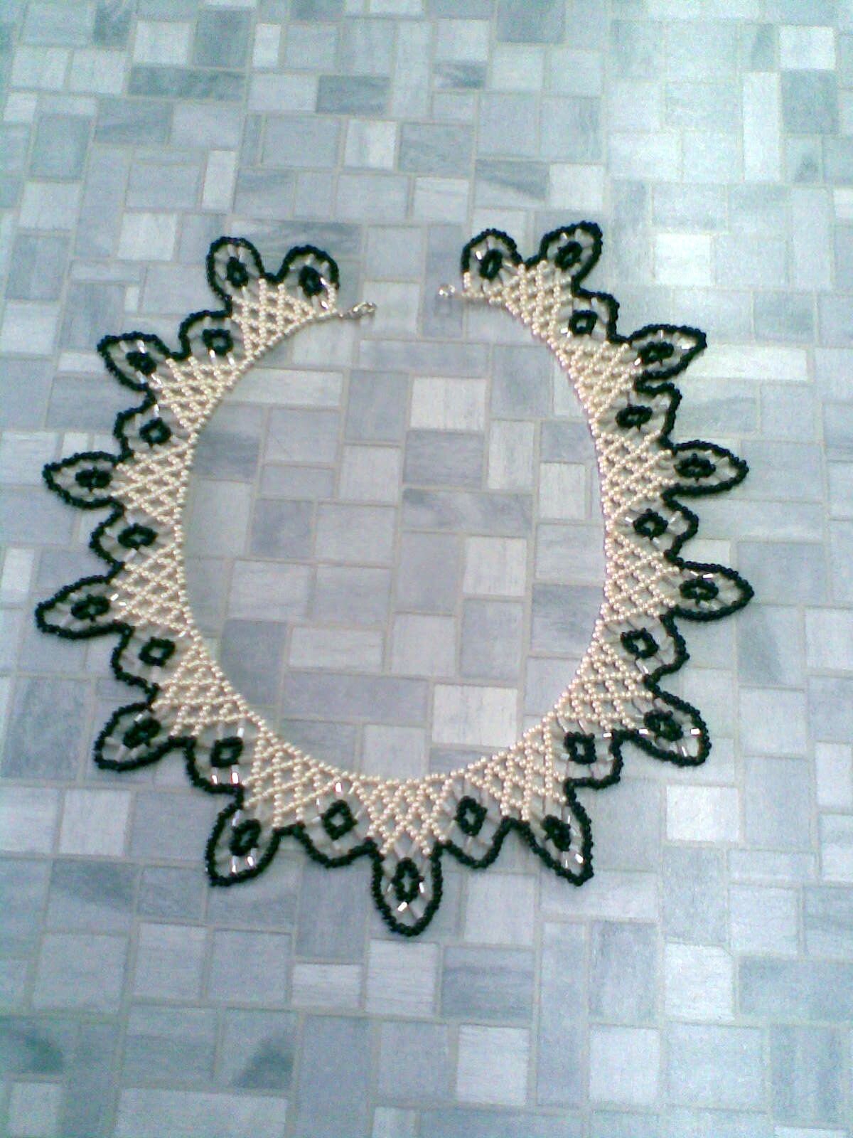 Perlenkette, Perlen, Durchbrochene Webkunst, Dekoration Und Schönheit, Hochzeitsgeschenke, Partyartikel, Kunst Sammlerstücke von BeadedJewelryKsenia