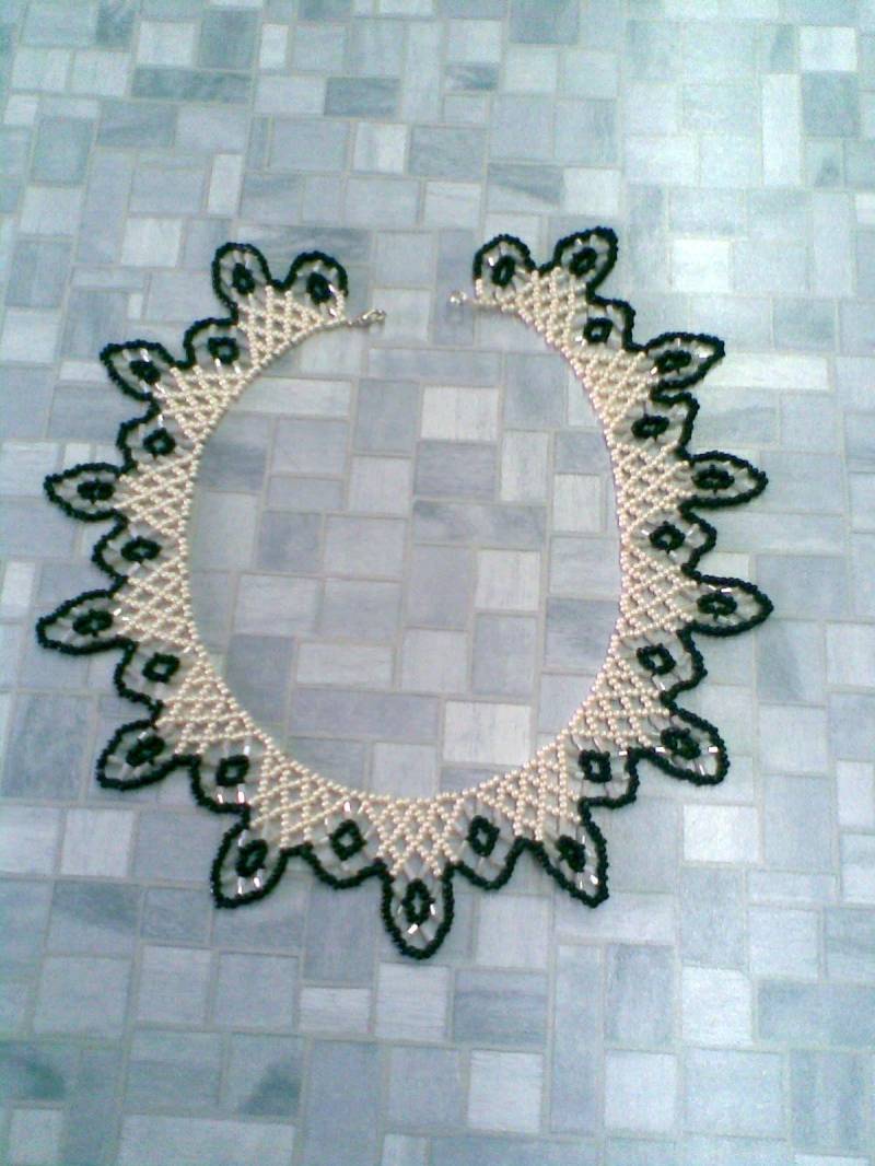 Perlenkette, Perlen, Durchbrochene Webkunst, Dekoration Und Schönheit, Hochzeitsgeschenke, Partyartikel, Kunst Sammlerstücke von BeadedJewelryKsenia