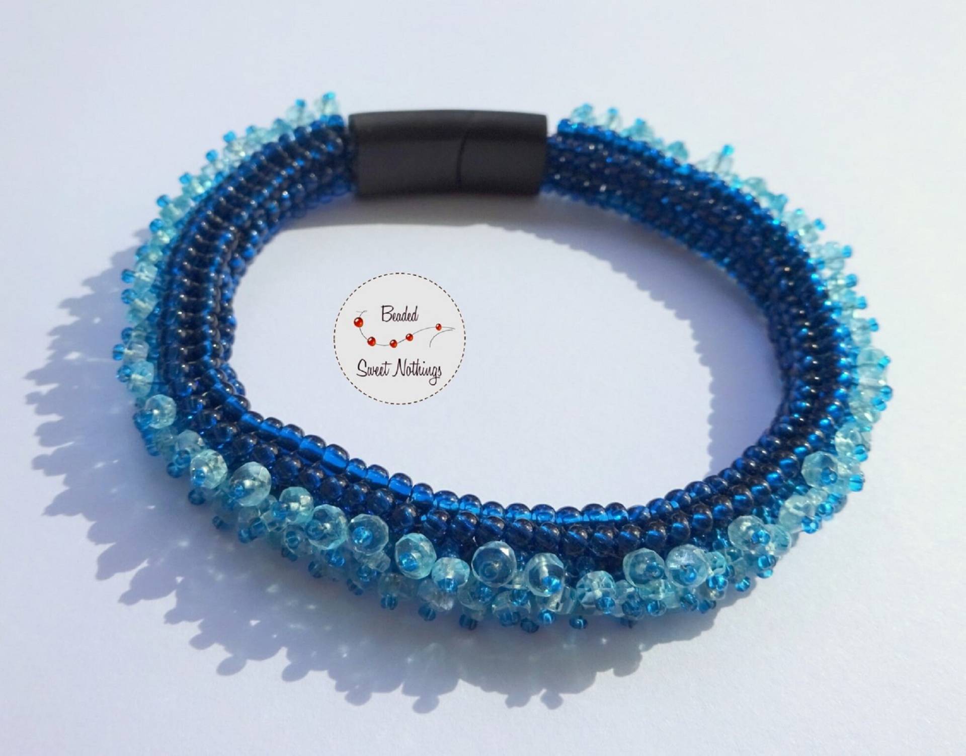 Apatit-Armband in Blau Und Türkis von BeadedSweetNothings