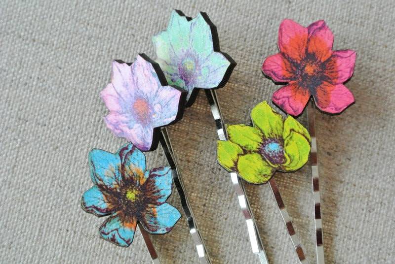 Set Haarnadeln Blumen Flower 5 Stück Set Haarnadeln Blumen Flower 5 Stück von Beaditcologne