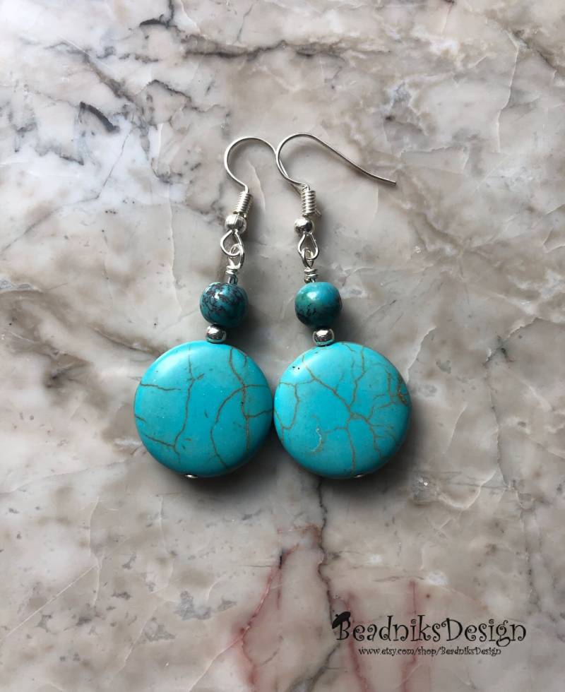 Türkis Howlith von BeadniksDesign
