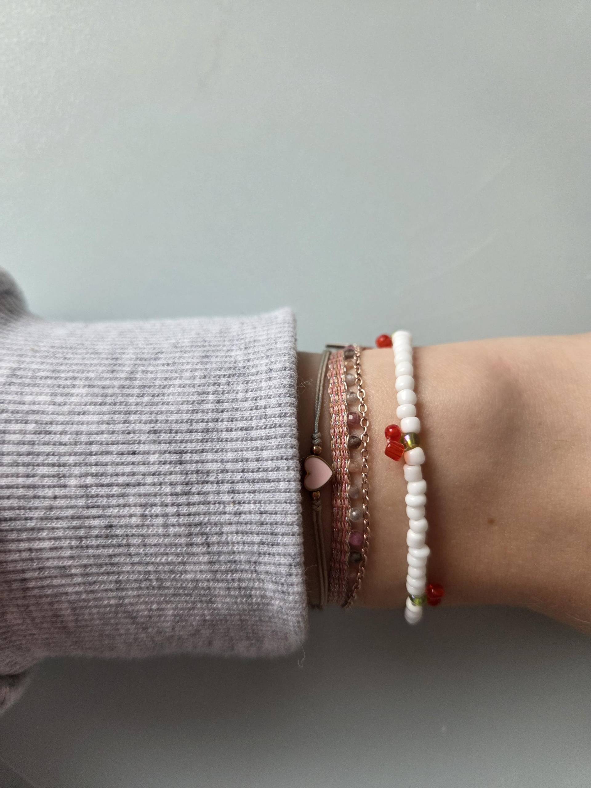 Perlenarmband Mit Kirschen von BeadsByToffi