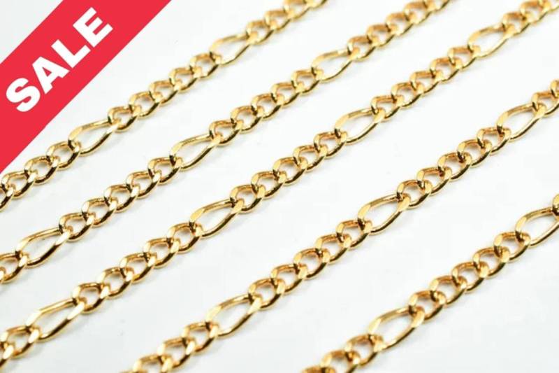 2 Mm Vergoldet Anlaufgeschützte Kette 18 Karat Gfc012 Per Fuß Verkauft von BeadsFindingDepot