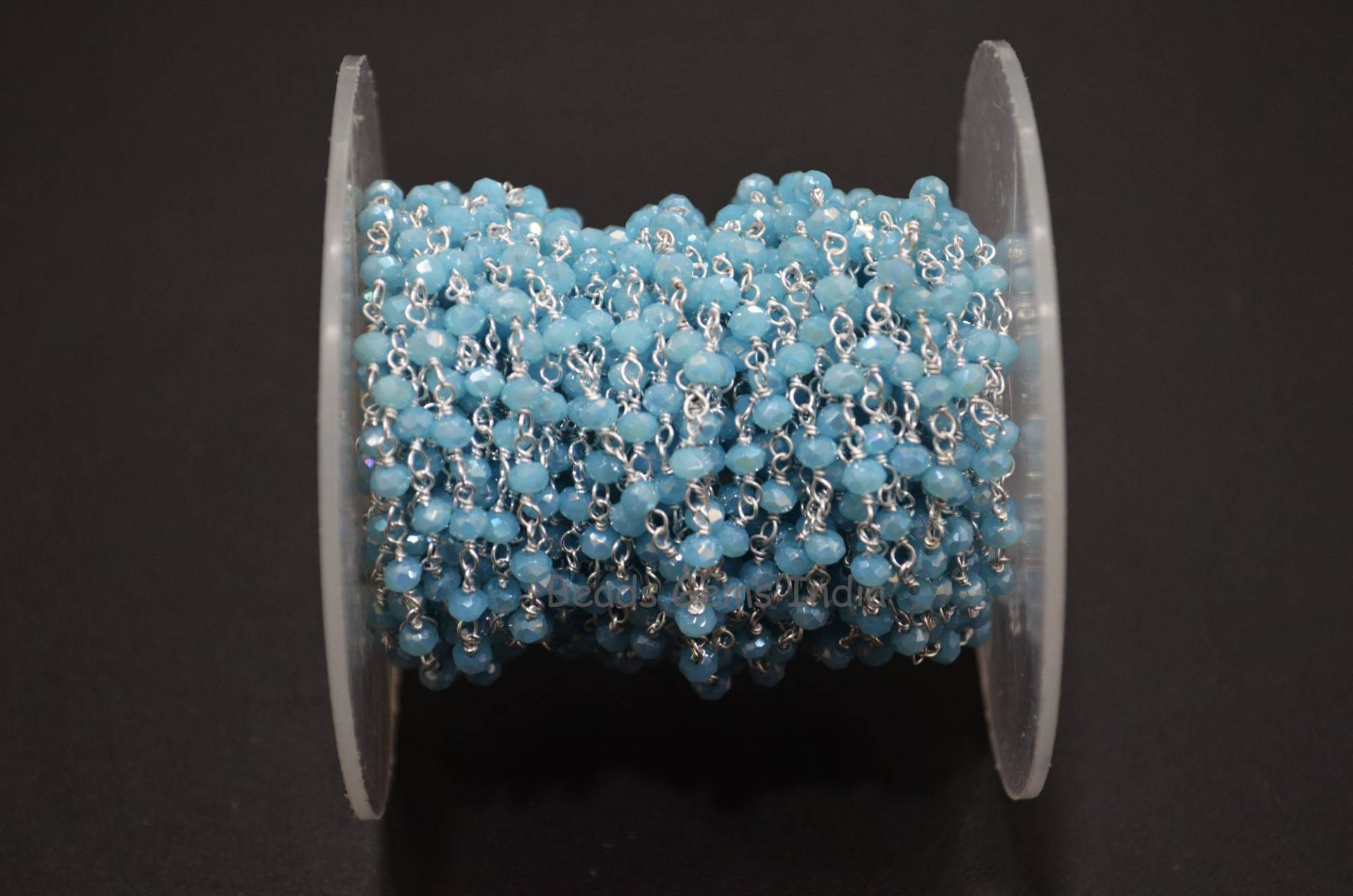 Mystic Ab Beschichtete Aqua Hydro Quartz Rosenkranz Perlenkette, Quarz Facettierte Rondell Kette, Verkauft Zu Fuß, 3 - 3, 50 Mm, 6Bgi871 Mystic Ab Beschichtete Aqua Hydro Quartz Rosenkranz Perlenkette, Quarz Facettierte Rondell Kette, Verkauft Zu Fuß, 3 - 3, 50 Mm, 6Bgi871 von BeadsGemsIndia
