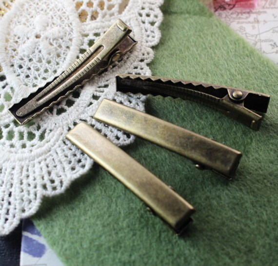 24 Stück | 7 X 45 Mm Antike Bronze Überzogene Haarspangen/Haarspangen, Nickelfrei von BeadsHouse