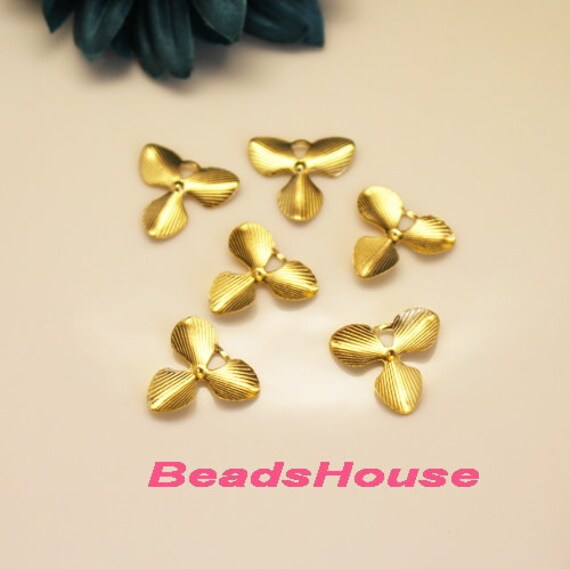 Ff-00-02R 36 Stück Rohe Messing Finden Filigrane Charme, Nickelfrei von BeadsHouse