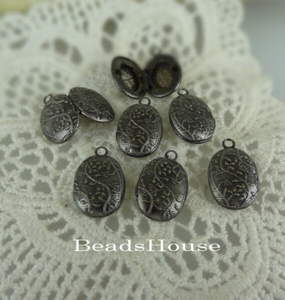 Lk-100-13Si 10 Stück | 13 Mm Kleine Antike Silberne Medaillon von BeadsHouse