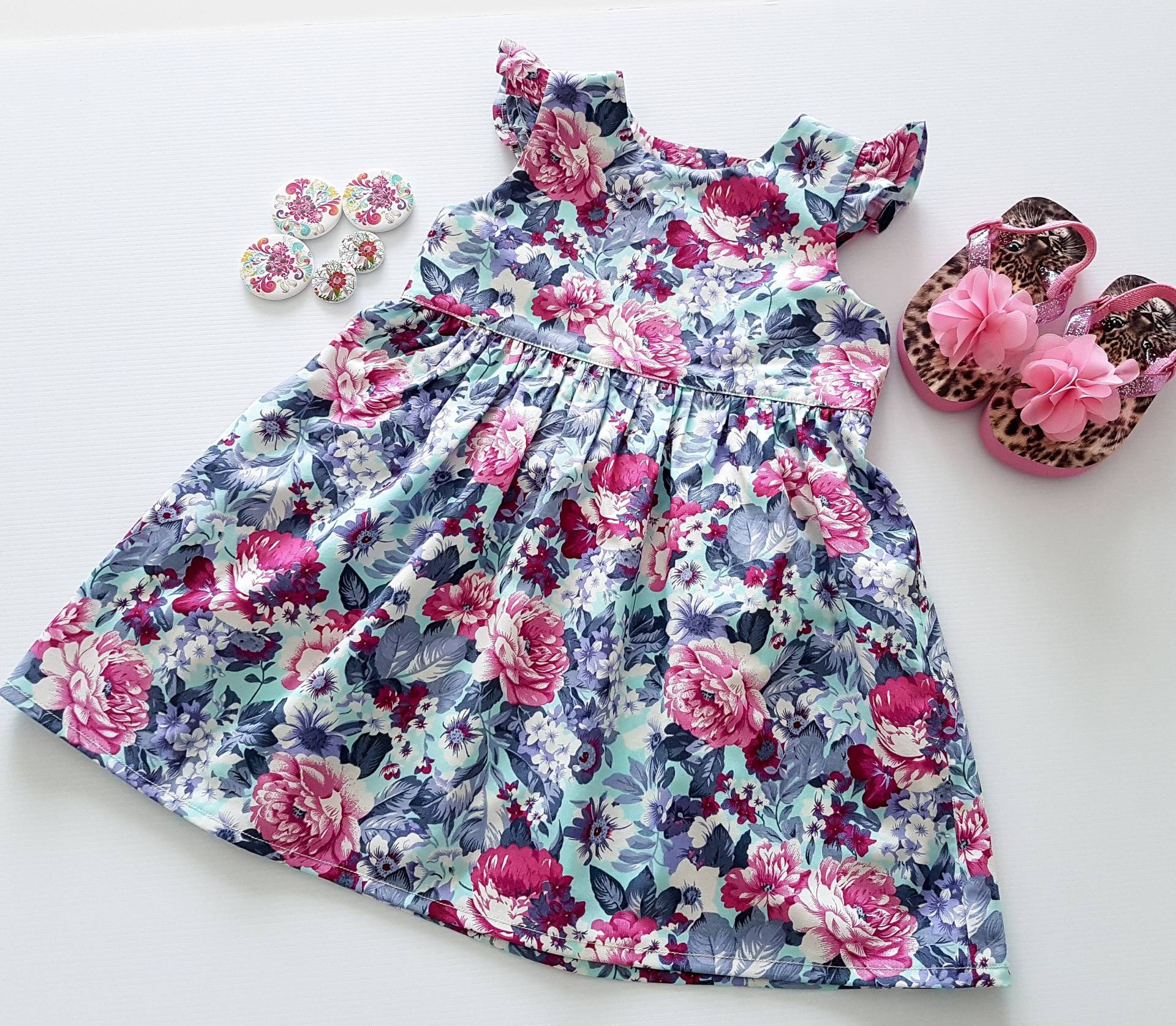 Blumen Mädchen, Party-Kleid, Blume Kleid, Kleinkind von BeadsMe