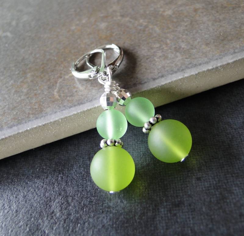 Grünes Meer Glasohrringe - Eine Kreation Für Alle Jahreszeiten von BeadsMe