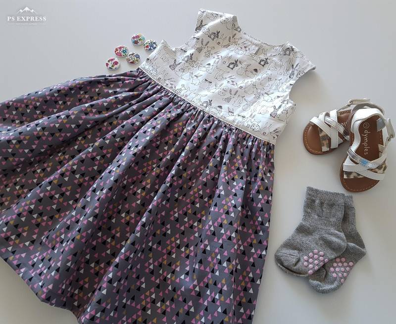 Kleinkind Kleid, Kleid Hase, Kaninchen Graues von BeadsMe