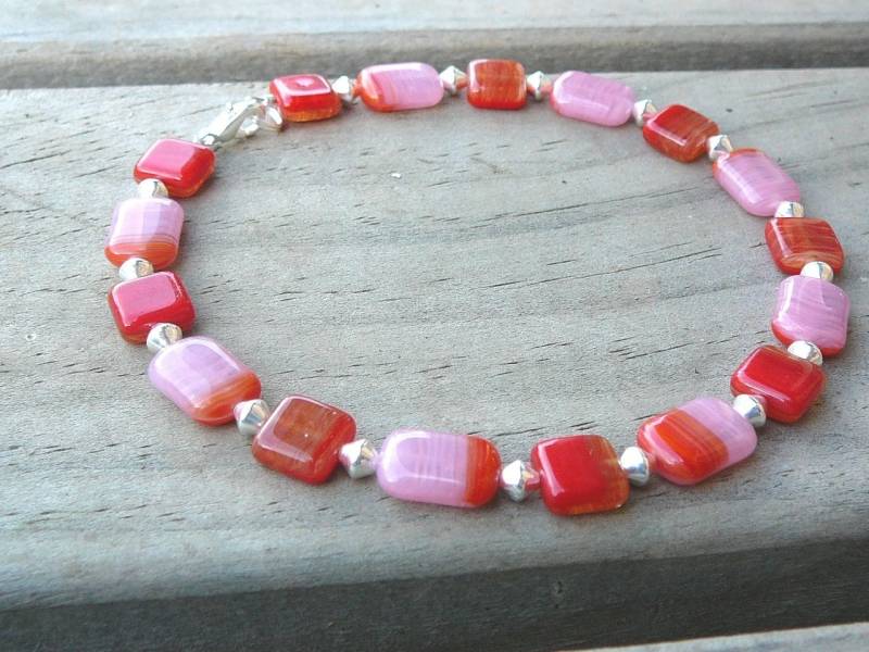 Rubin Lane - Fußkettchen, Knöchel-Armband von BeadsMe