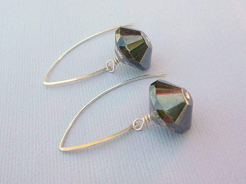 Schimmerndes Silber Ohrringe von BeadsMe