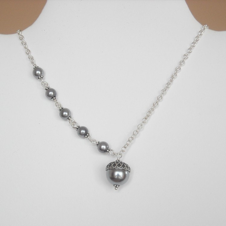 Anhänger Mit Eichel Aus Silber, Natur Inspiriert von BeadsStory