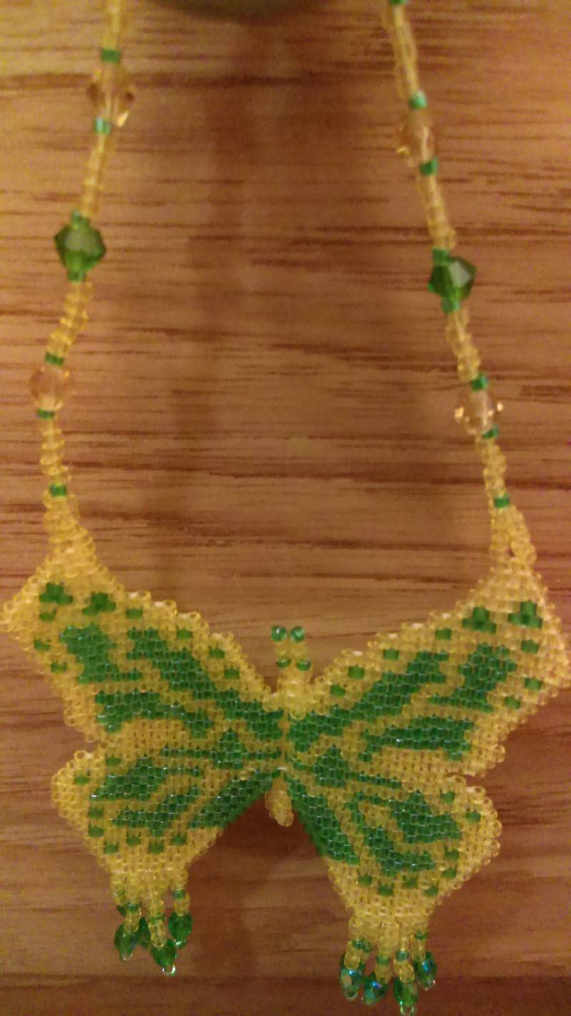 Hand-Perlen-Schmetterling von Beadsbybuffy