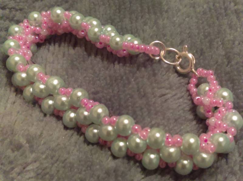 Mädchen-Glas-Perlen-Armband von Beadsbybuffy