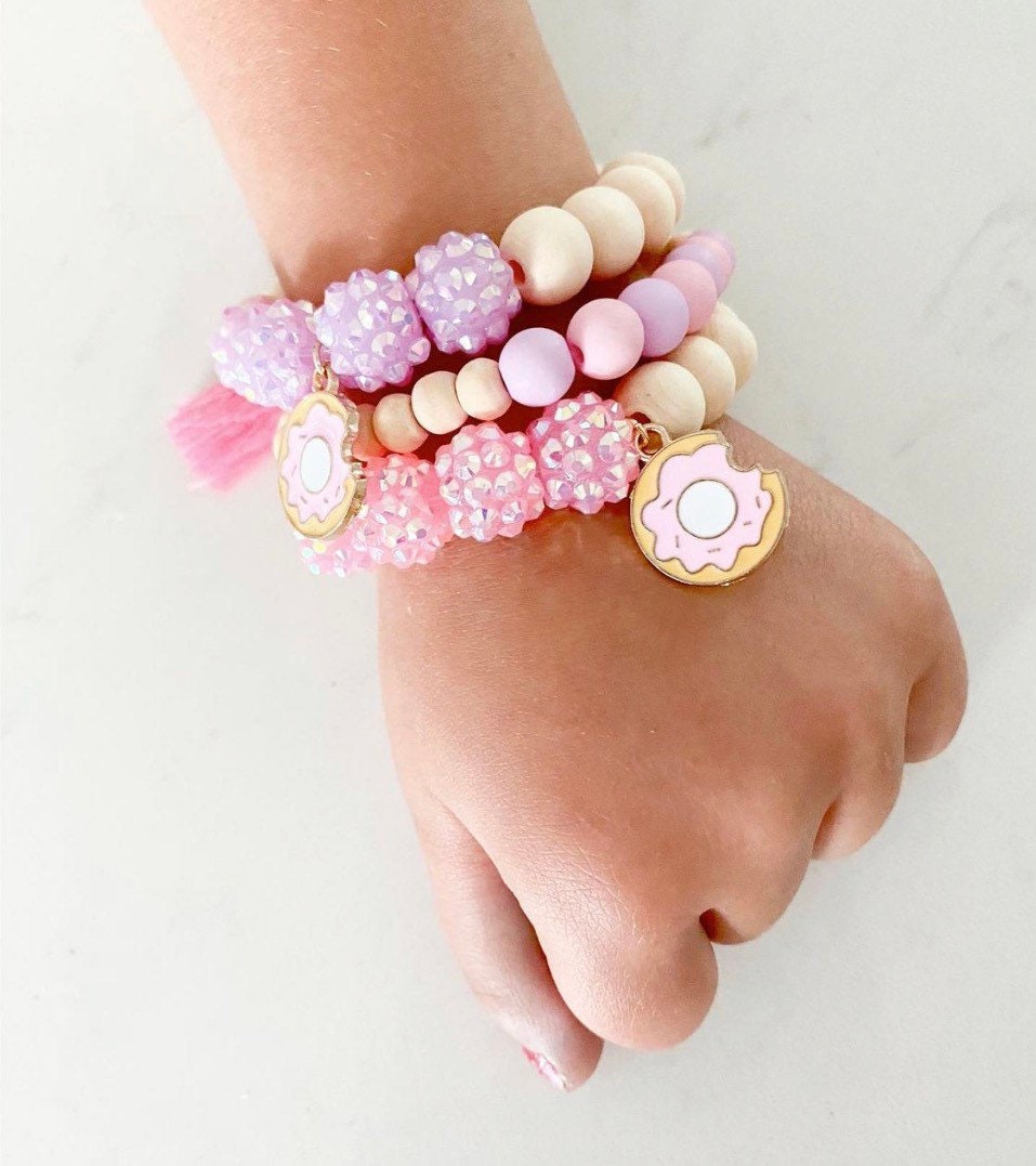 Kinder Donut Ever Grow Up Armband von BeadsnBaublesPOPSHOP