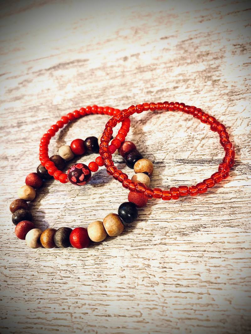 Boho Armbänder - 3Er Set von BeadsnBeyondwithMnM
