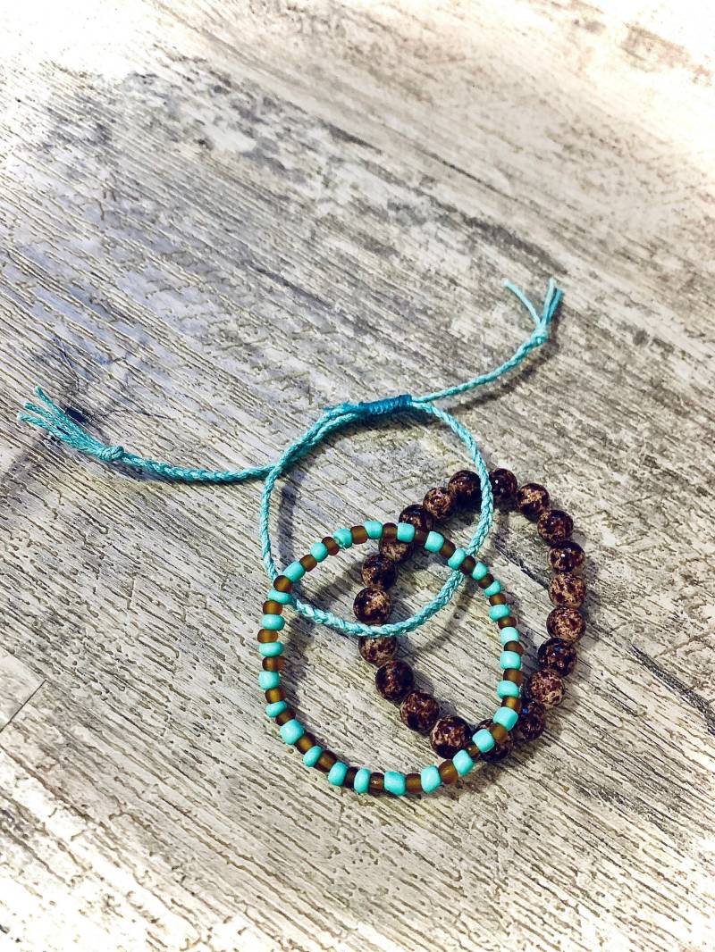 Boho Beachy Armbänder - 3Er Set von BeadsnBeyondwithMnM