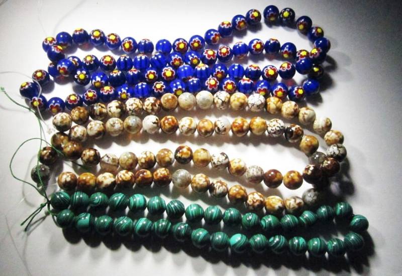 12 Mm Glasperlenstränge, Schmuckherstellung Zubehör, 16 Zoll | 5 Lots von Beadsonian