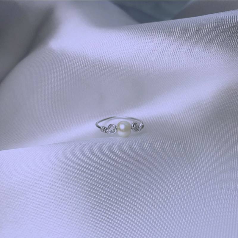 Perlendraht Ring von BeadssbyJuless