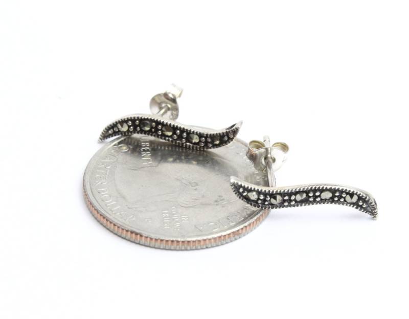 sterling Silber 925 Und Markasiten Ohrringe 1Paar sterling Silber 925 Und Markasiten Ohrringe 1Paar von BeadtotheMax