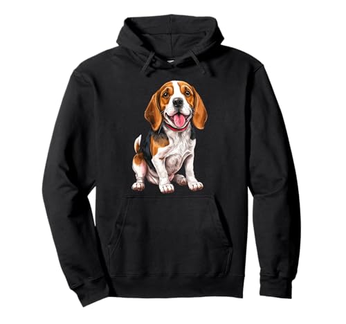 Denkmal für Beagle-Hunde, Mama, Papa, Welpenzüchter Pullover Hoodie von Beagle Dog Tees NYC