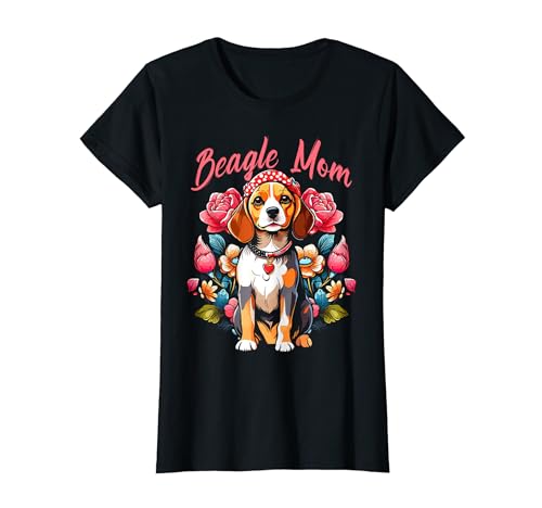 Vintage Beste Beagle Mama je T-Shirt von Beagle Trainer & Beagle Owner Apparel
