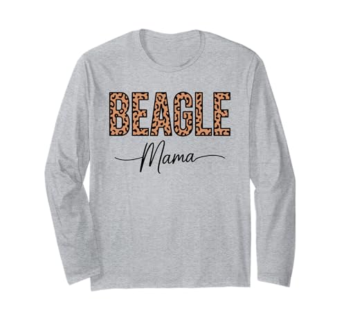 Leopardenmuster Beagle Mama Beagles Langarmshirt von Beagles Beagle Lover Gifts