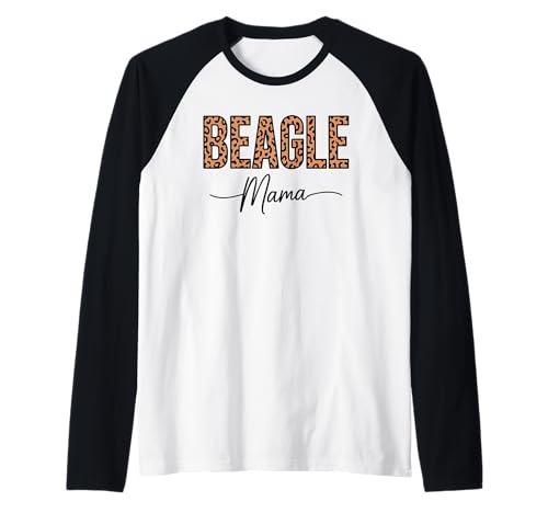 Leopardenmuster Beagle Mama Beagles Raglan von Beagles Beagle Lover Gifts