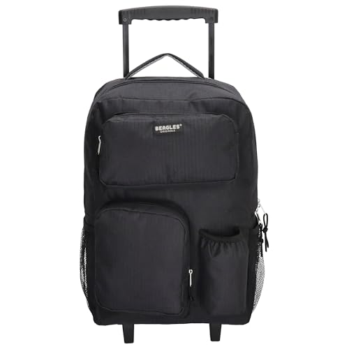 Beagles Damen Umhängetasche Mit Verstellbarem Schulterriemen Und Mehreren Reißverschlusstaschen - Ochre yellow von Beagles