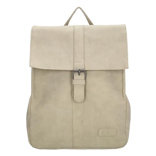 Beagles Rucksack Arjonilla-Kollektion, Modisch & Praktisch, Hauptfach mit Reißverschluss & Klappe, Verstellbare Schulterriemen, Neutralfarben von Beagles