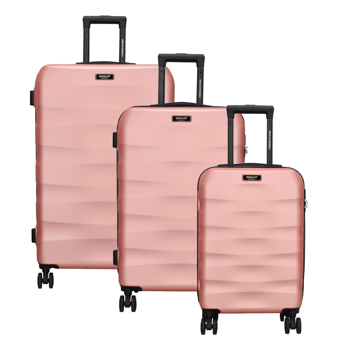 Beagles travel koffer-Rose Gold von Beagles