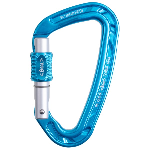 Beal - Be Quick Screw - Schraubkarabiner blau von Beal