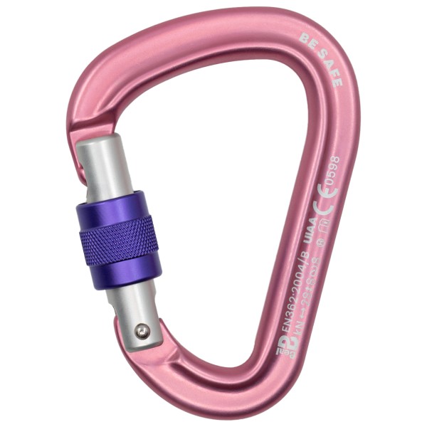 Beal - Be Safe Screw - HMS-Karabiner rosa von Beal