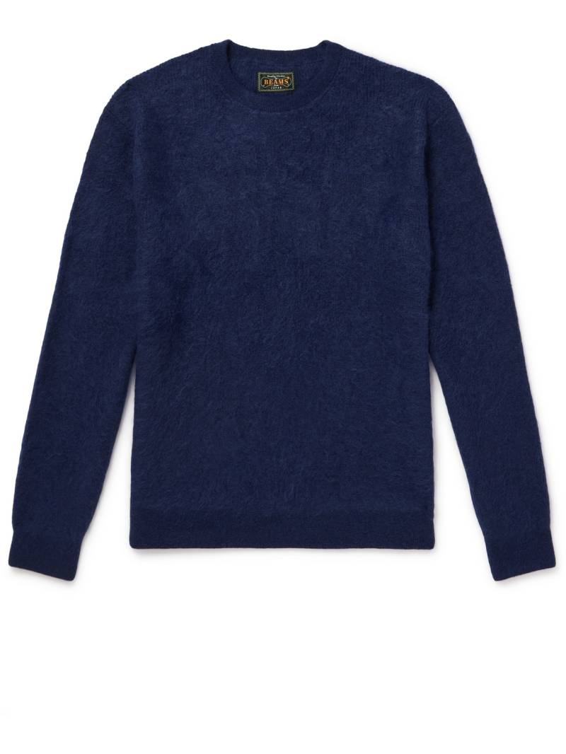 Beams Plus - Alpaca-Blend Sweater - Men - Blue - L von Beams Plus