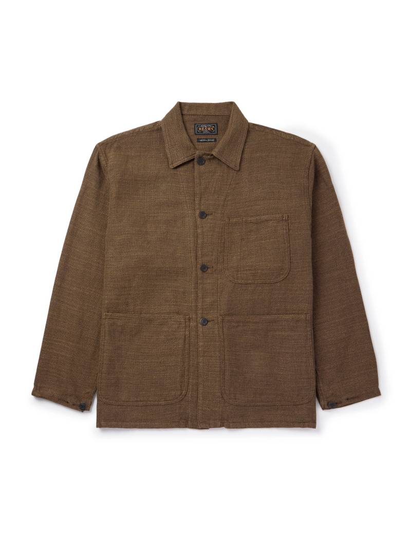 Beams Plus - Mil Linen and Cotton-Blend Chore Jacket - Men - Brown - M von Beams Plus
